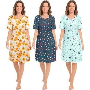 3 Pack Nightgowns / Sleep Dress